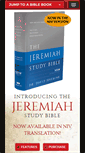 Mobile Screenshot of jeremiahstudybible.com