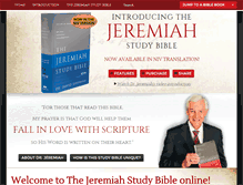 Tablet Screenshot of jeremiahstudybible.com